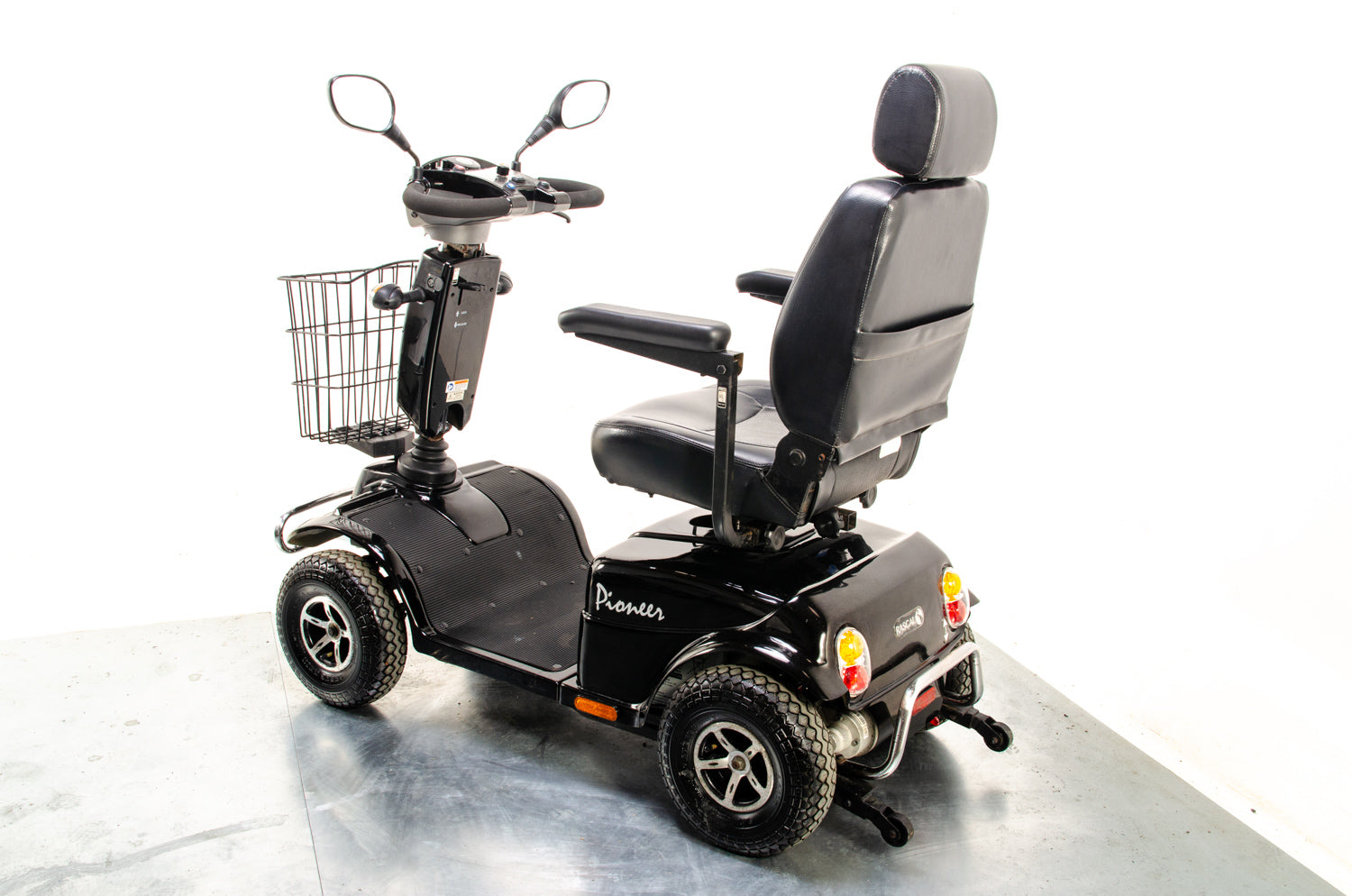 Rascal Pioneer Used Electric Mobility Scooter 8mph All-Terrain Suspension Off-Road Black 03547