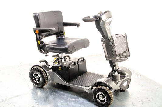 New Sterling Sapphire 2 Mobility Scooter Midsize Transportable Pneumatic Tyres Folding Boot Grey 1500