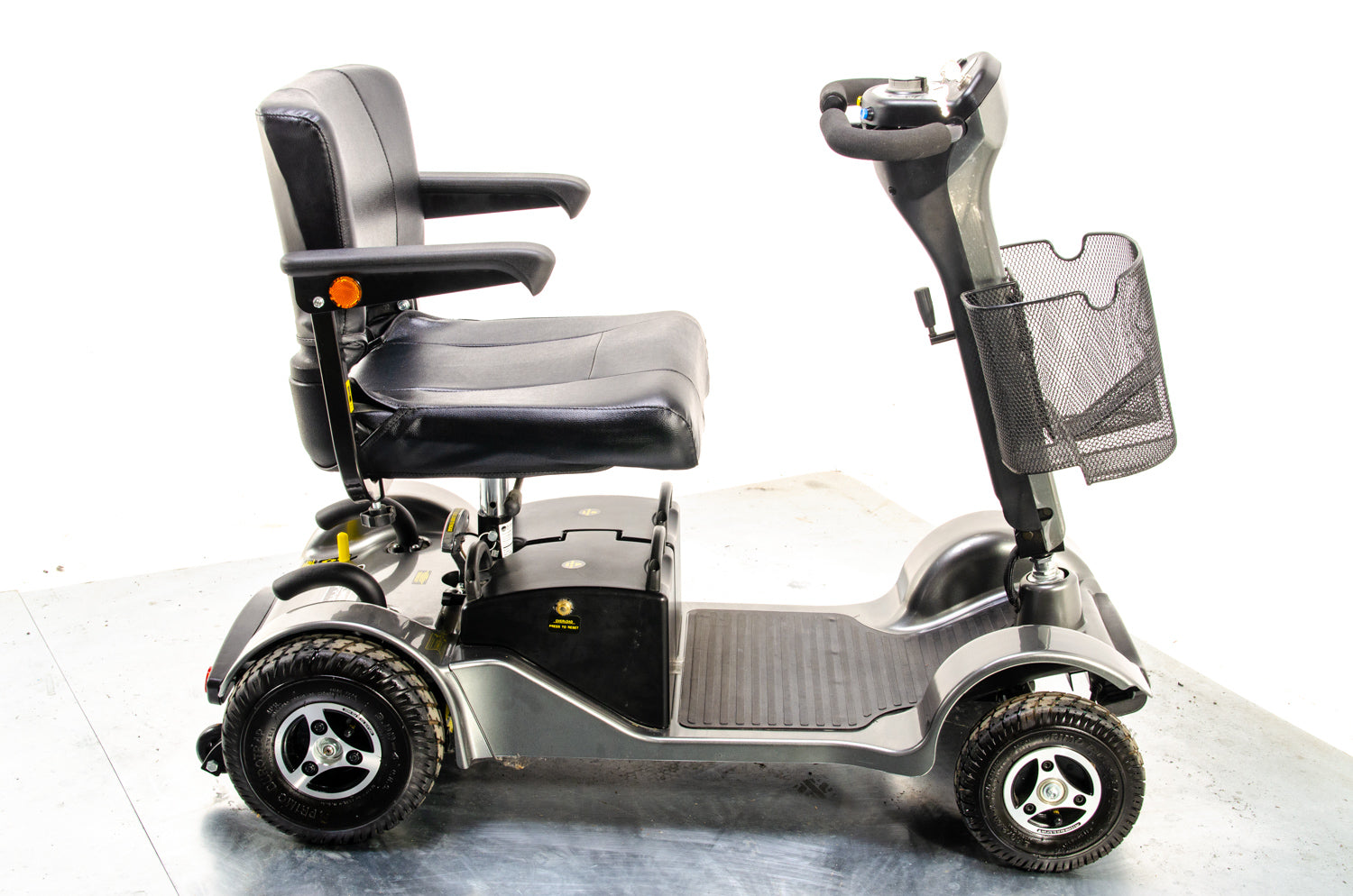 New Sterling Sapphire 2 Mobility Scooter Midsize Transportable Pneumatic Tyres Folding Boot Grey