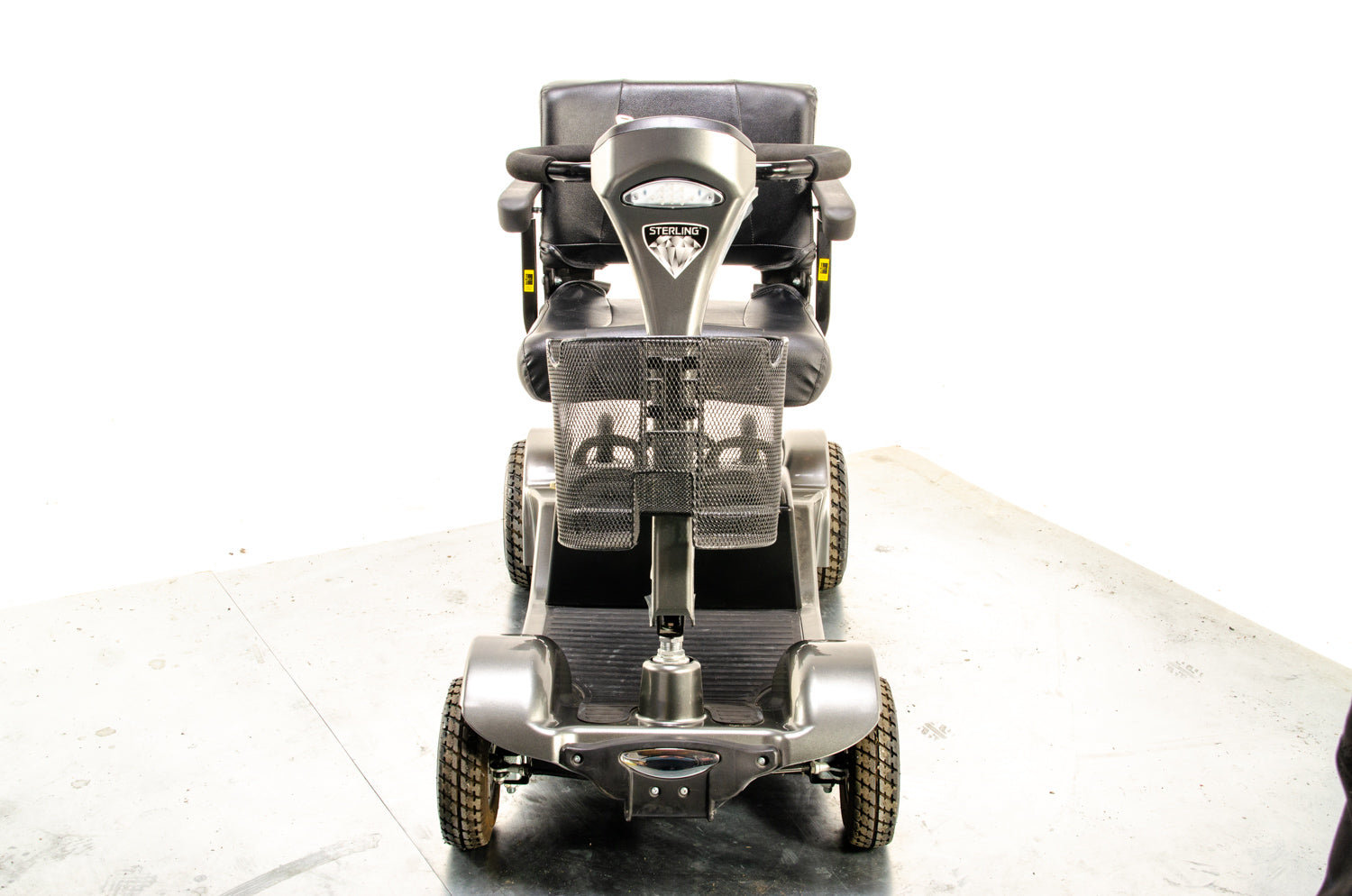 New Sterling Sapphire 2 Mobility Scooter Midsize Transportable Pneumatic Tyres Folding Boot Grey Secondary image