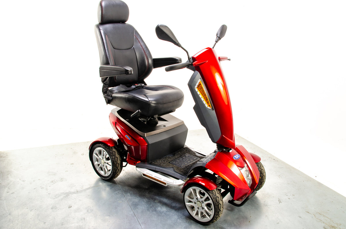 TGA Vita Midi Midsize All-Terrain Off-Road Sport Mobility Scooter Grey 8mph Red Main image