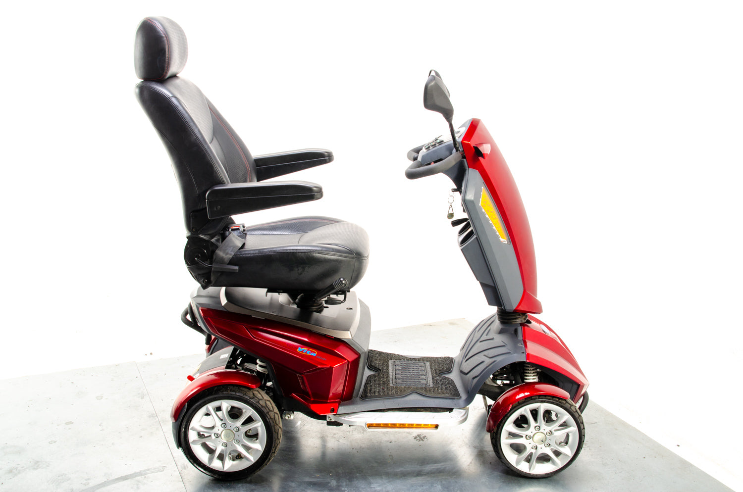 TGA Vita Midi Midsize All-Terrain Off-Road Sport Mobility Scooter Grey 8mph Red