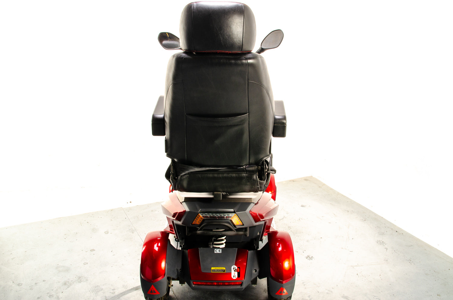 TGA Vita Midi Midsize All-Terrain Off-Road Sport Mobility Scooter Grey 8mph Red