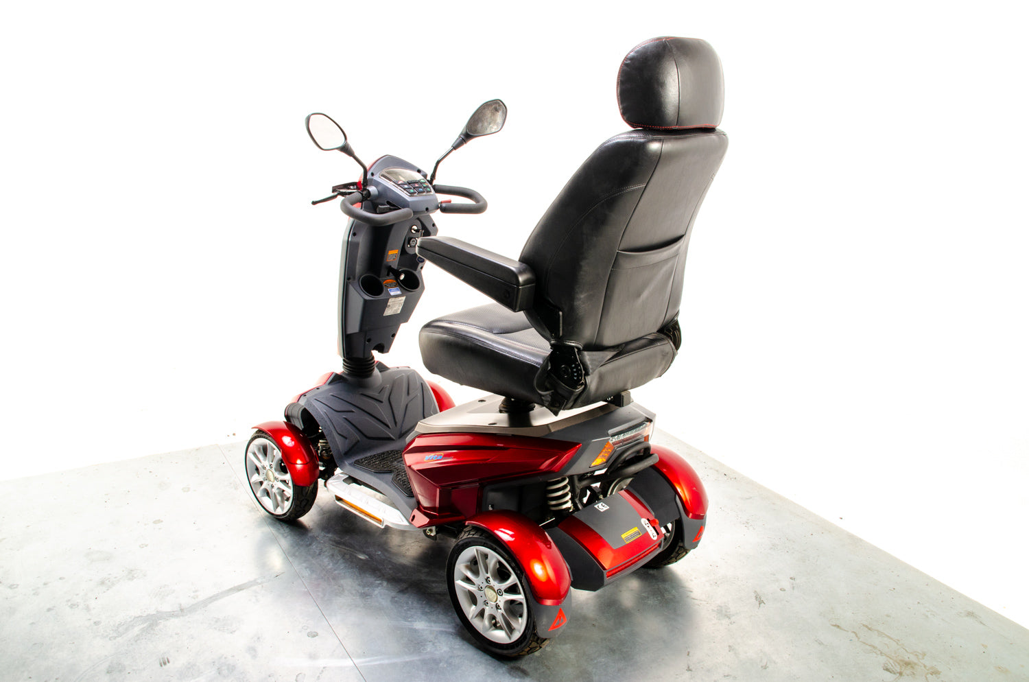 TGA Vita Midi Midsize All-Terrain Off-Road Sport Mobility Scooter Grey 8mph Red