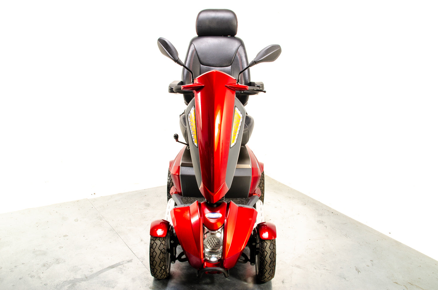 TGA Vita Midi Midsize All-Terrain Off-Road Sport Mobility Scooter Grey 8mph Red