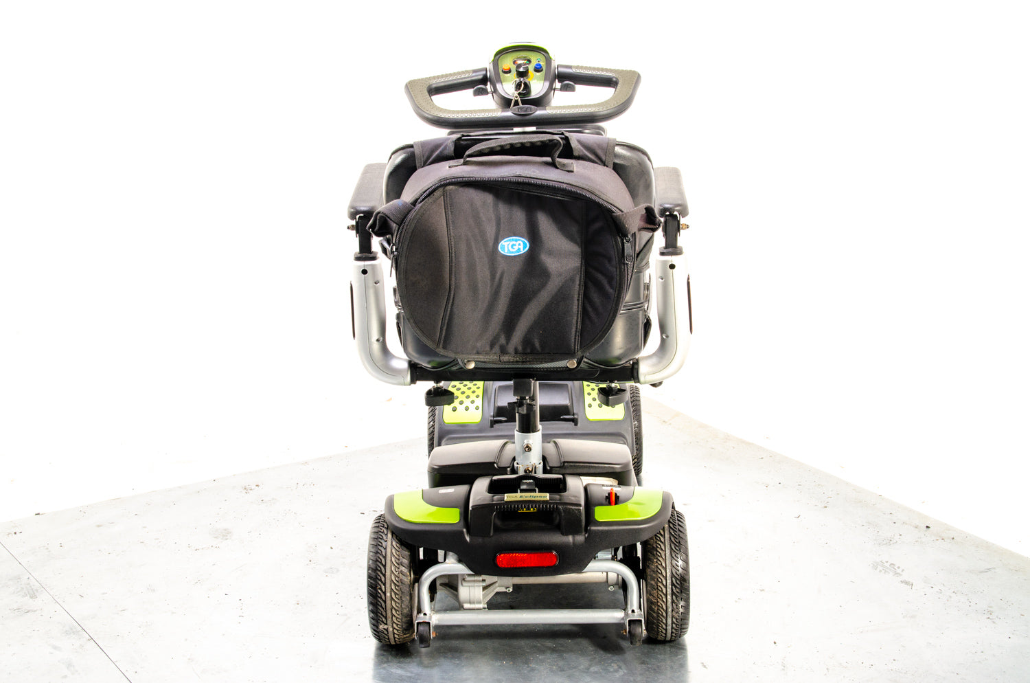 New TGA Eclipse Mobility Scooter Small Transportable Boot Folding Light Green 03532