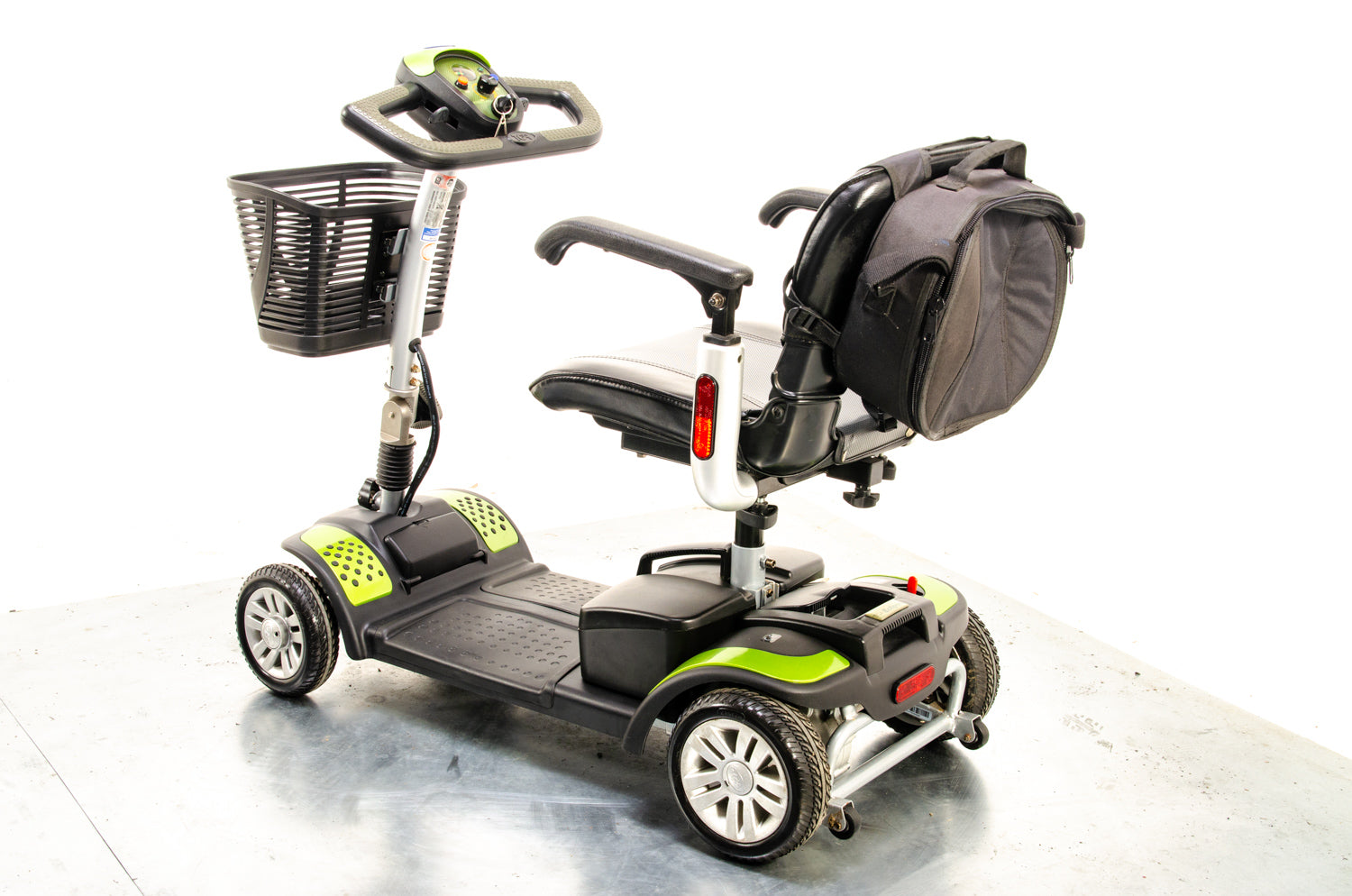 New TGA Eclipse Mobility Scooter Small Transportable Boot Folding Light Green 03532