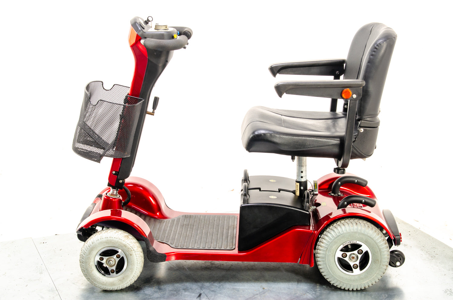 Sterling Sapphire 2 Mobility Scooter Midsize Transportable Pneumatic Tyres Folding Boot Red 03531