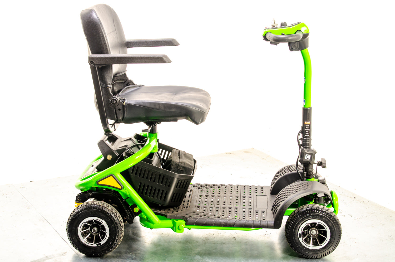 Monarch Mini 4 Plus Used Mobility Scooter Small Transportable Pneumatic Tyres Parks Green 13375