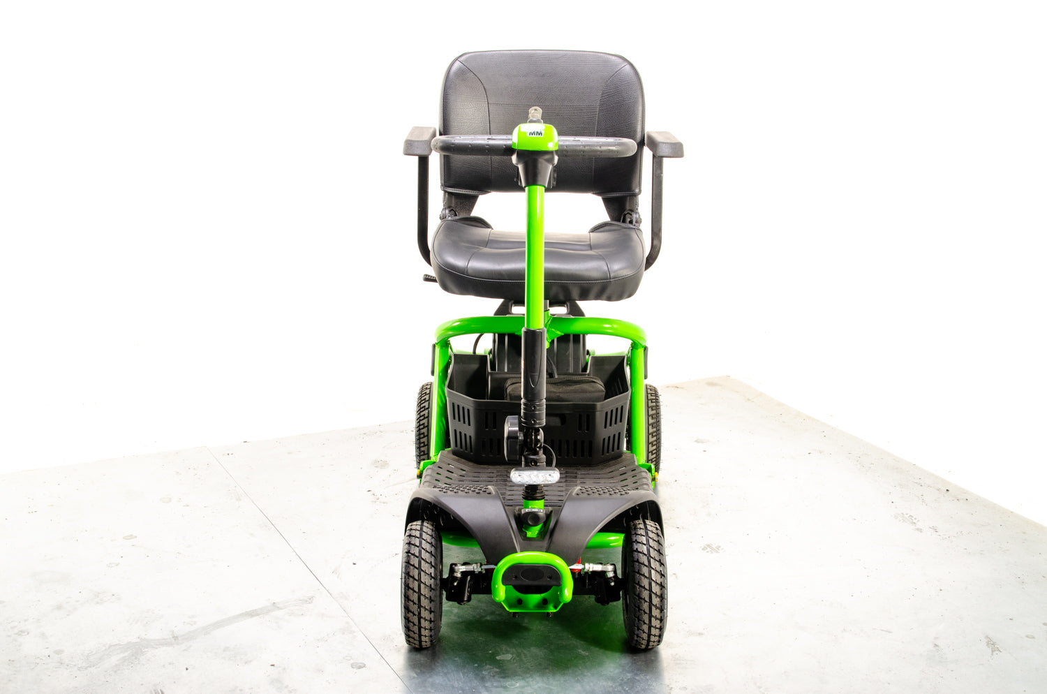 Monarch Mini 4 Plus Used Mobility Scooter Small Transportable Pneumatic Tyres Parks Green 13375