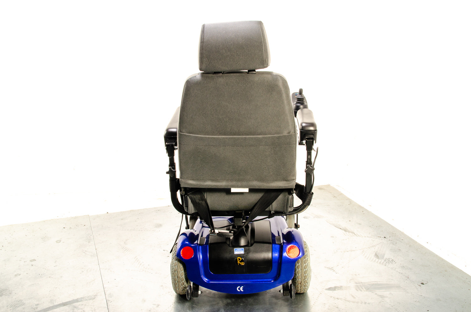 Rascal P320 Compact Electric Wheelchair Powerchair Used Small Indoor Blue