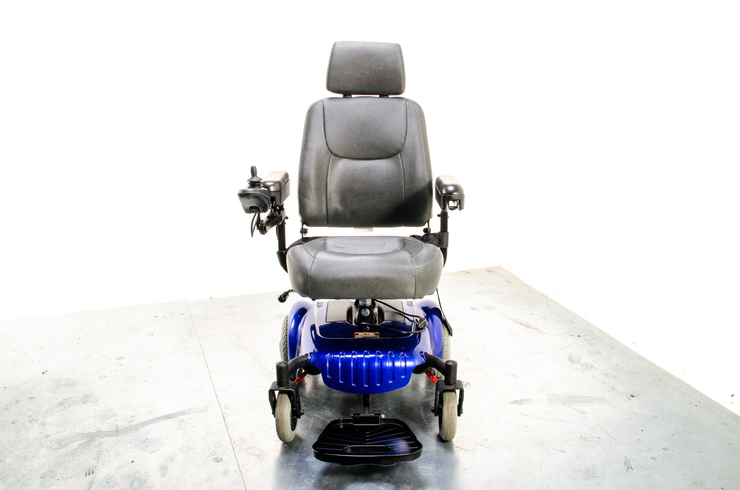 Rascal P320 Compact Electric Wheelchair Powerchair Used Small Indoor Blue