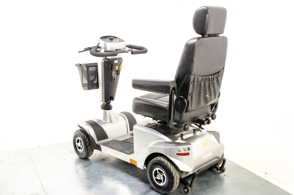Sunrise Medical Sterling S400 Used Mobility Scooter Silver Midsize Pneumatic Pavement 13544