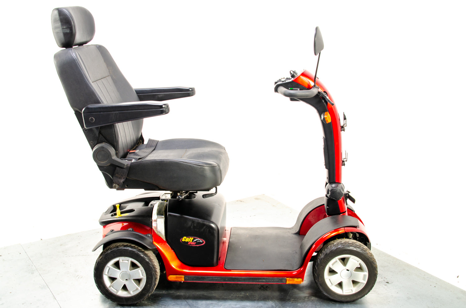 Pride Colt Sport Used Electric Mobility Scooter 8mph Transportable Suspension Pavement Road Legal Red 13379