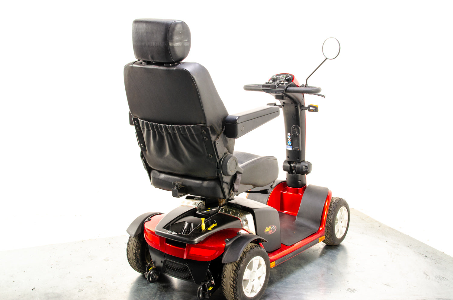 Pride Colt Sport Used Electric Mobility Scooter 8mph Transportable Suspension Pavement Road Legal Red 13379