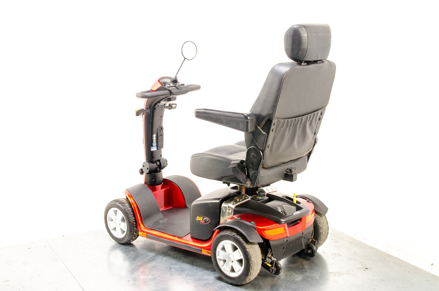 Pride Colt Sport Used Electric Mobility Scooter 8mph Transportable Suspension Pavement Road Legal Red 13379