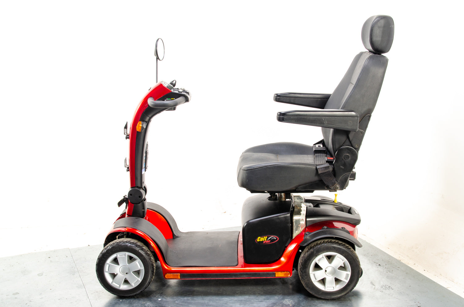 Pride Colt Sport Used Electric Mobility Scooter 8mph Transportable Suspension Pavement Road Legal Red 13379