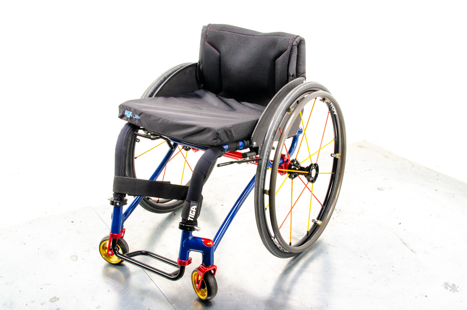 RGK Tiga Aluminium Lightweight Wheelchair Rigid Sporting Day Chair 16"