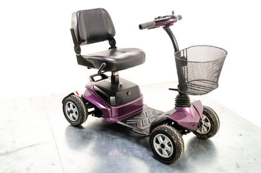 Drive Zen Used Mobility Scooter Transportable Boot All-Terrain Purple 4mph Solid Tyres 1500