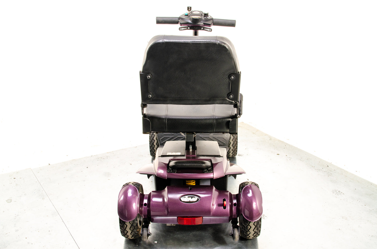 Drive Zen Used Mobility Scooter Transportable Boot All-Terrain Purple 4mph Solid Tyres