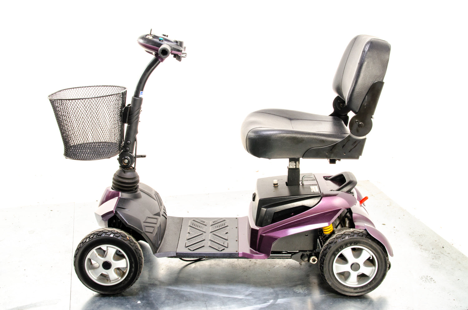 Drive Zen Used Mobility Scooter Transportable Boot All-Terrain Purple 4mph Solid Tyres