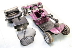 Drive Zen Used Mobility Scooter Transportable Boot All-Terrain Purple 4mph Solid Tyres