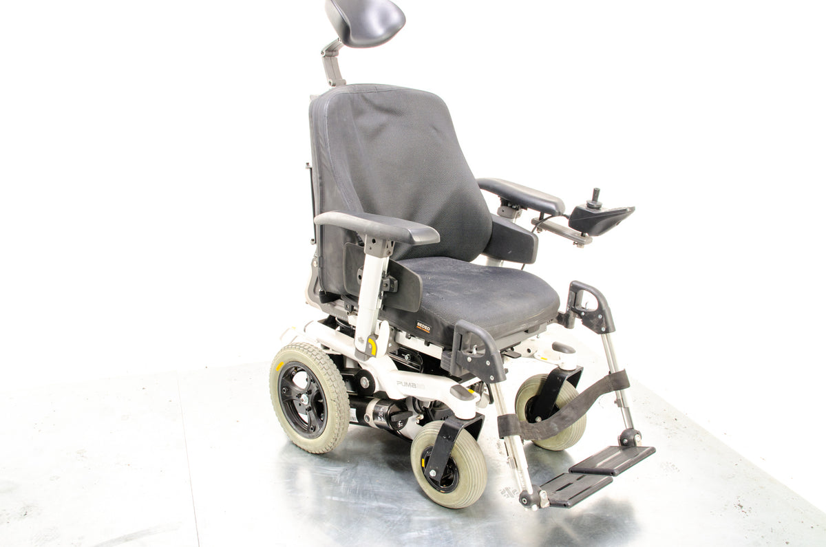 Puma 20 Electric Wheelchair Powerchair Used Power Tilt White RWD Handicare Main image