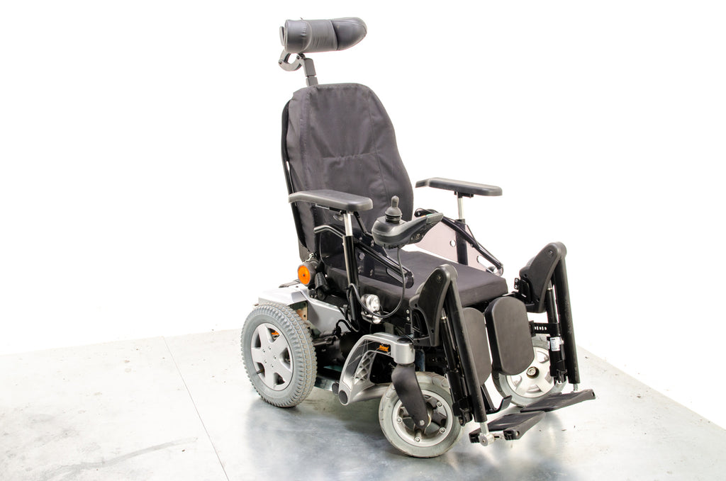 Invacare Storm 4 Electric Wheelchair Powerchair Power Riser Tilt Elevating Leg Rests Used Second Hand 13543