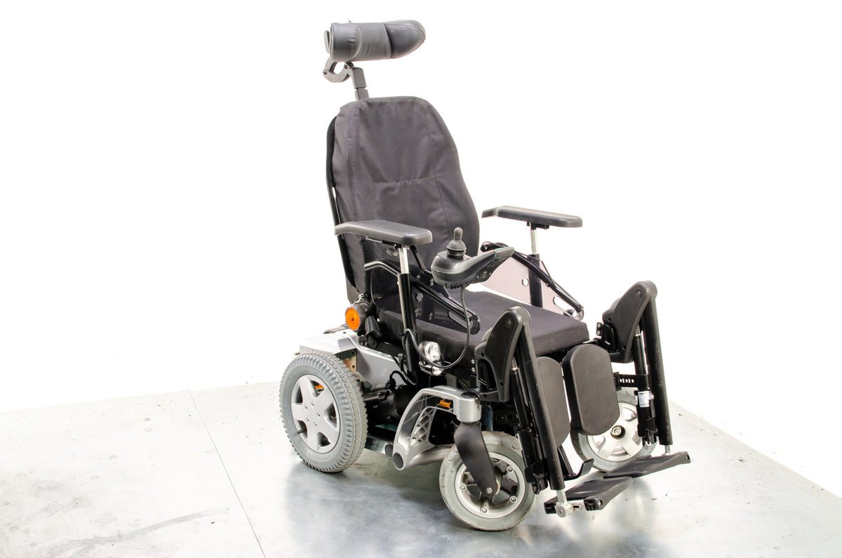 Invacare Storm 4 Electric Wheelchair Powerchair Power Riser Tilt Elevating Leg Rests Used Second Hand 13543