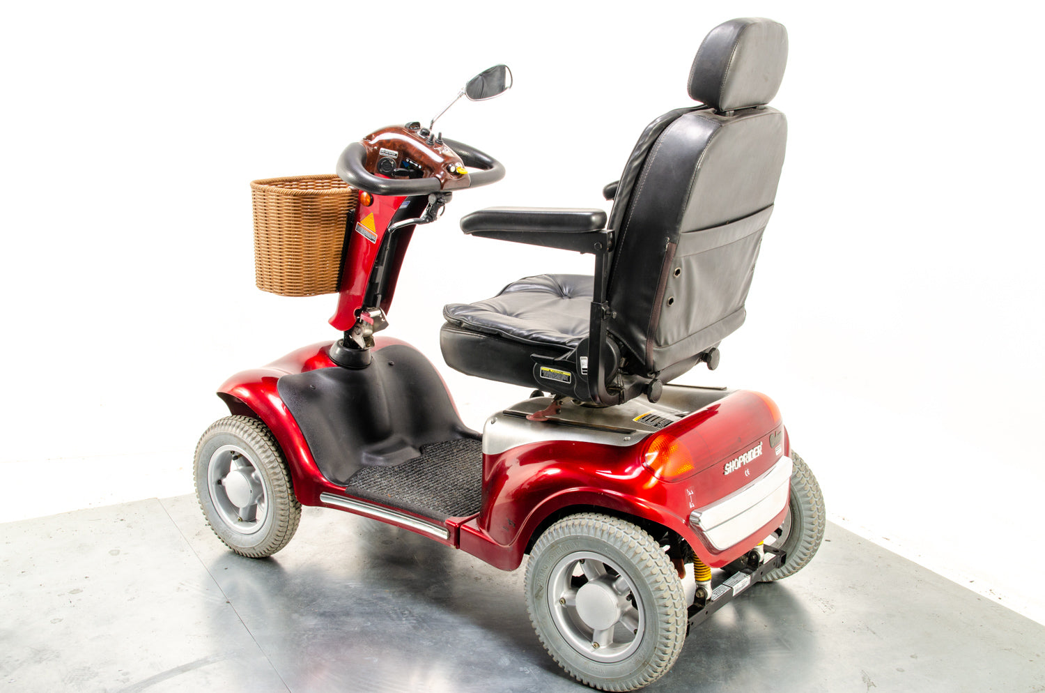 Shoprider Cordoba Off-Road All-Terrain Used Mobility Scooter Large 8mph Roma Red 13954