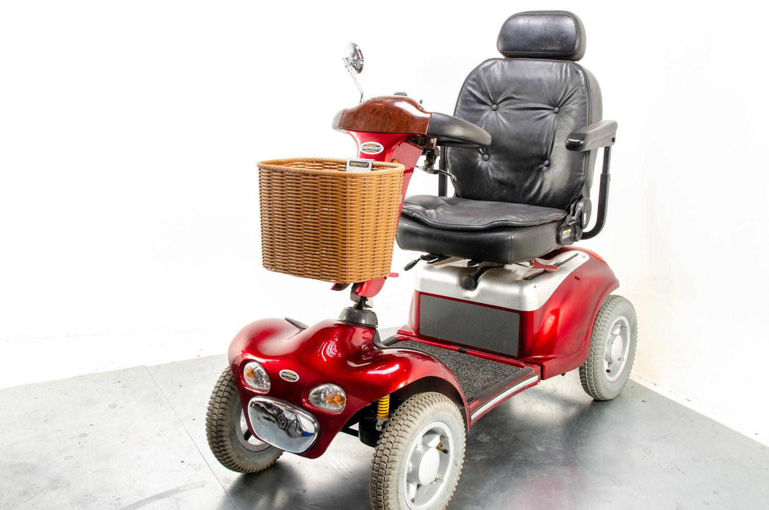 Shoprider Cordoba Off-Road All-Terrain Used Mobility Scooter Large 8mph Roma Red 13954