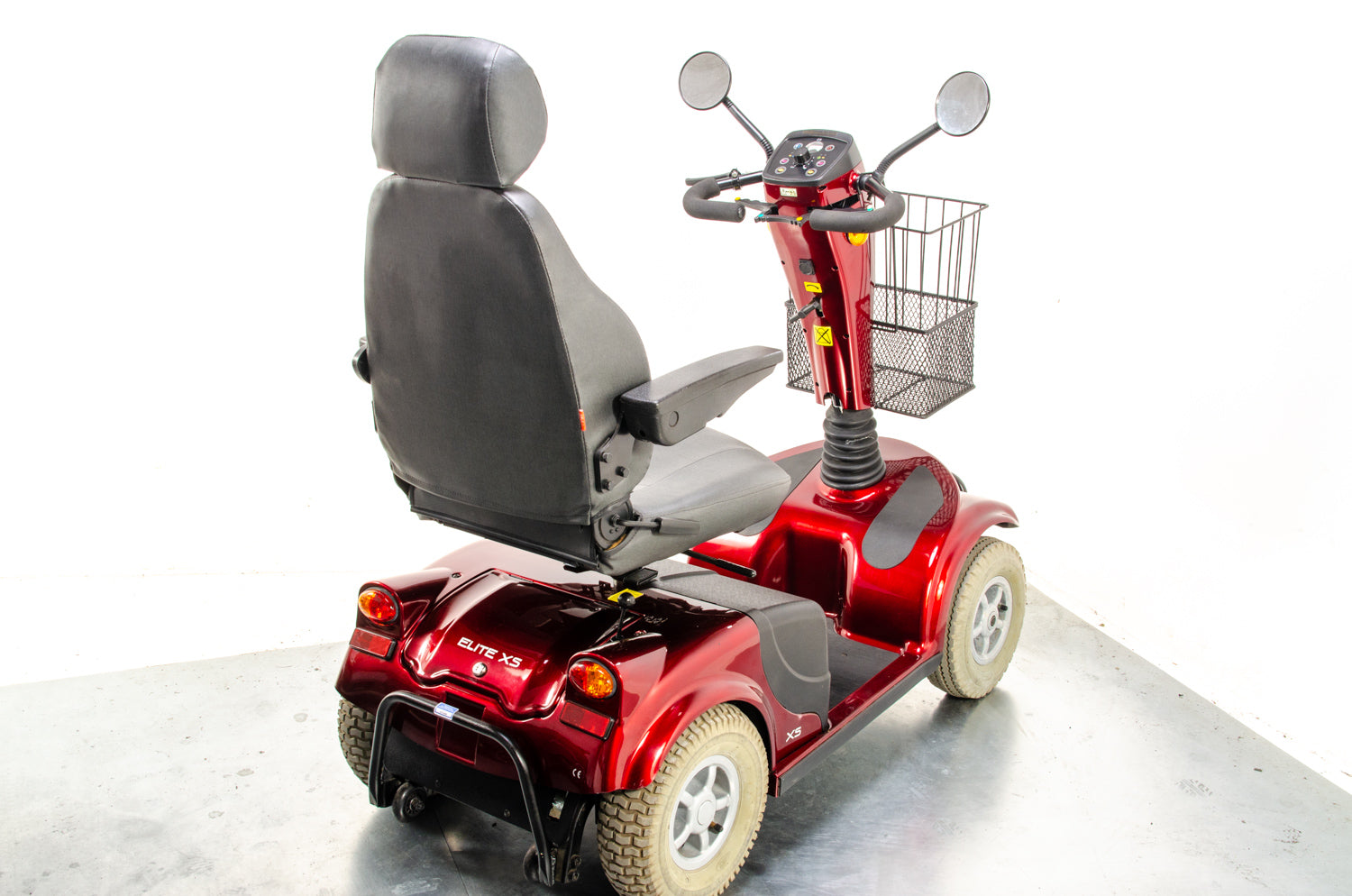 Sunrise Medical Elite XS Used Mobility Scooter 8mph Large All-Terrain Comfy Red