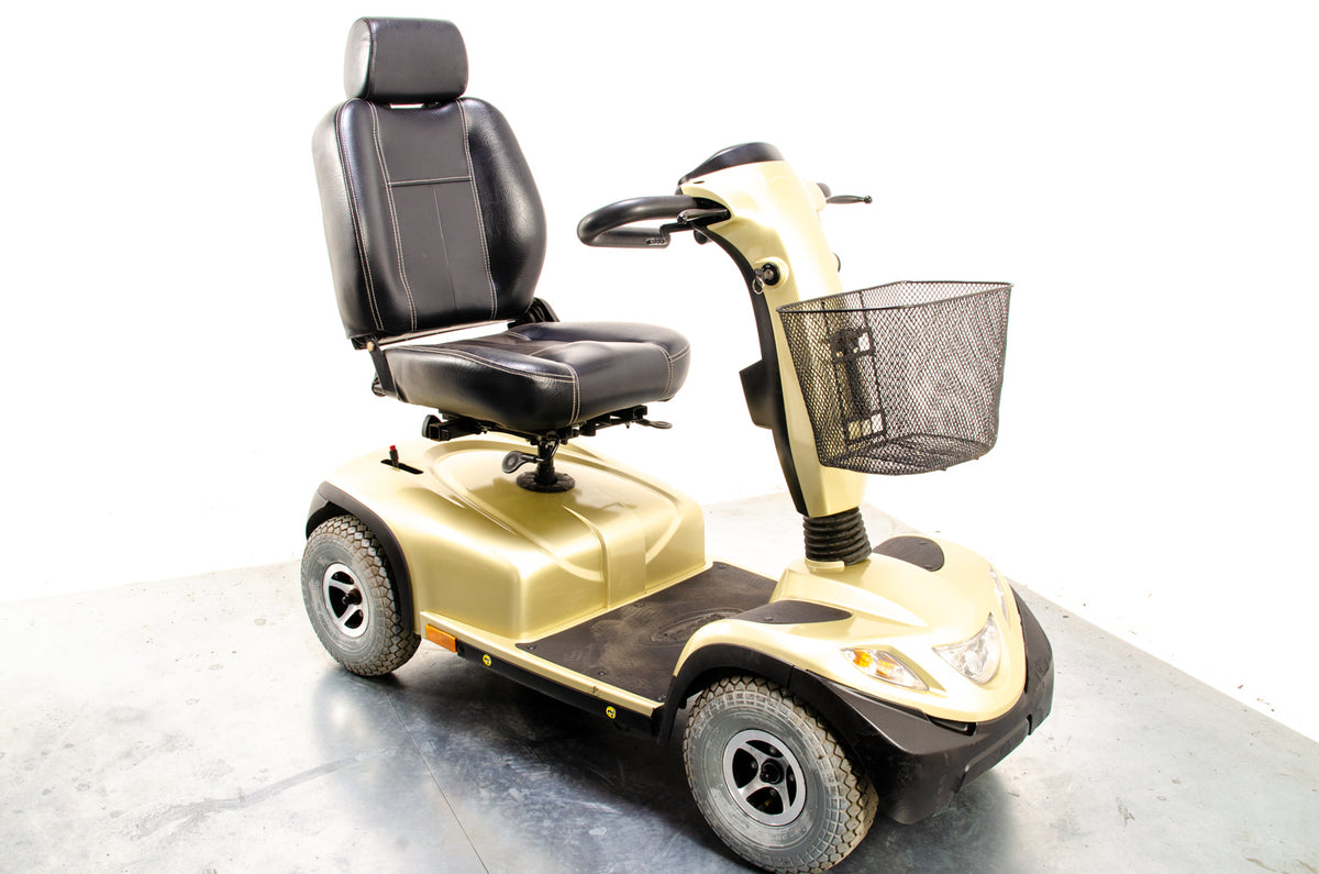 Invacare Comet Used Mobility Scooter 8mph Large All-Terrain Off-Road Comfort Gold