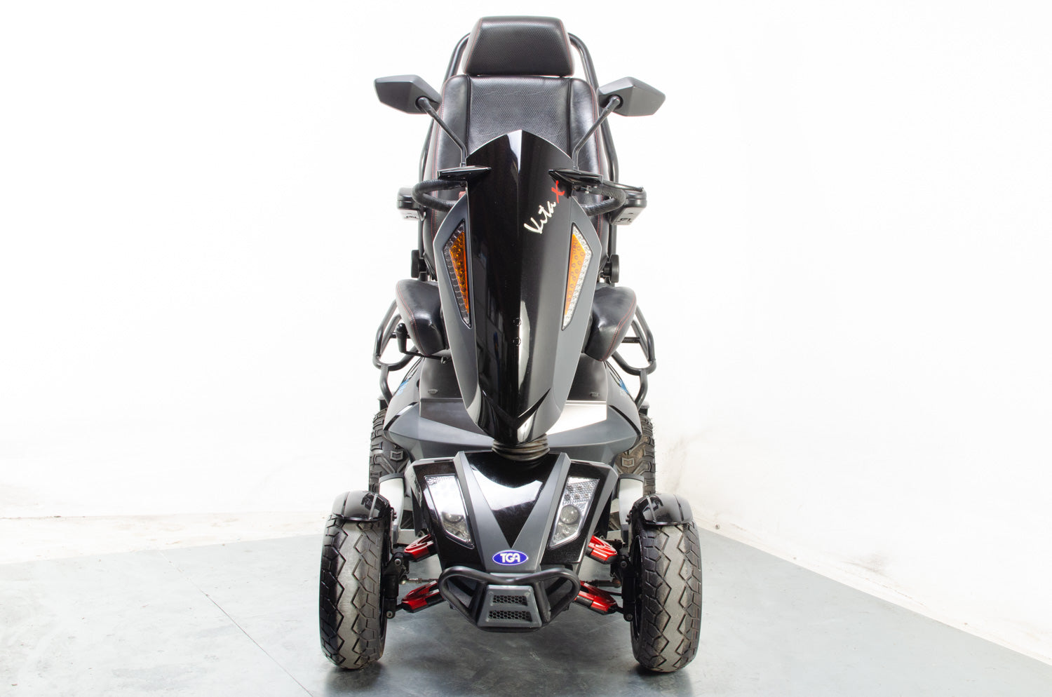 2015 TGA Vita X 8mph Ultimate Large All Terrain Mobility Scooter in Black