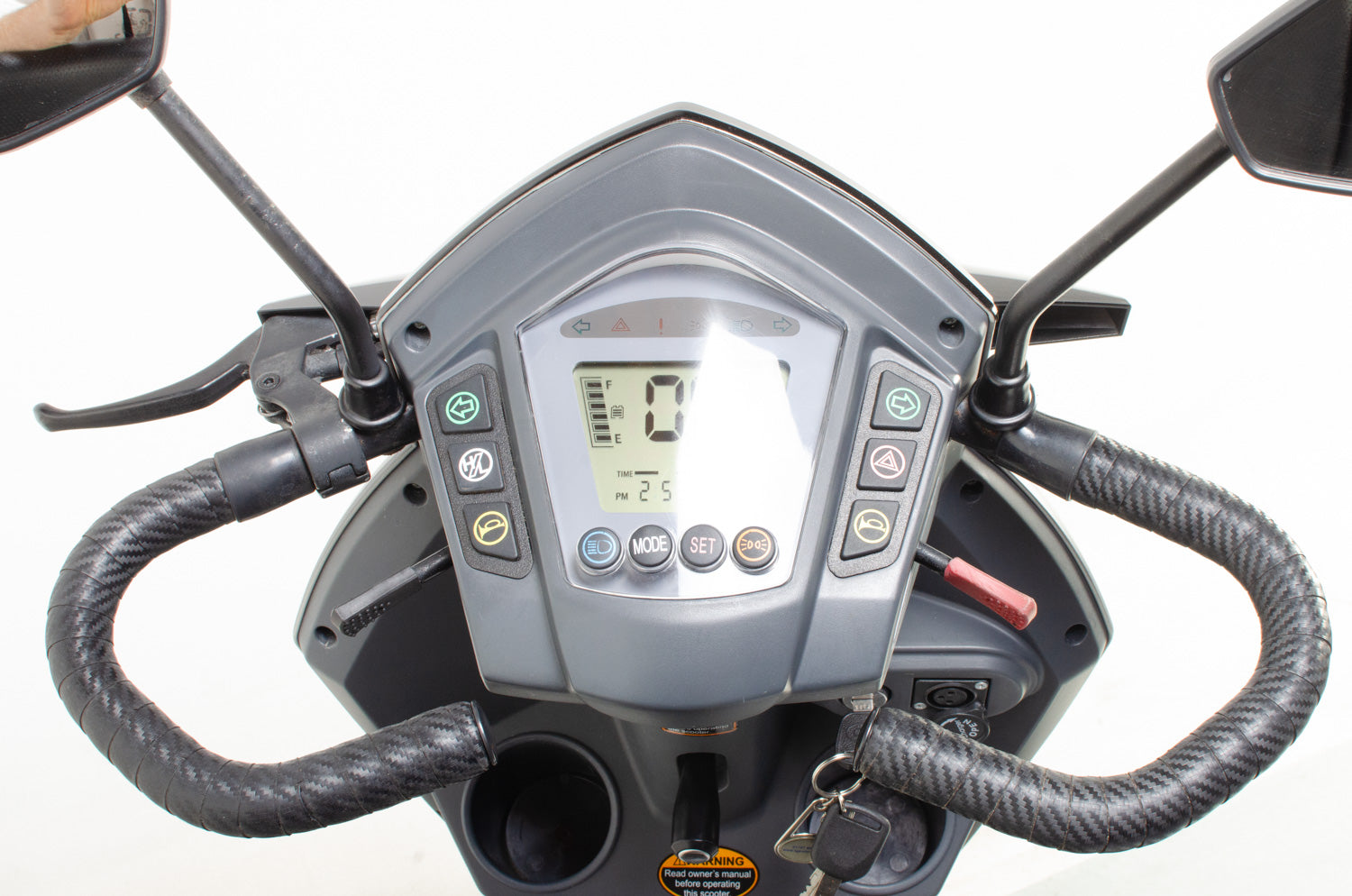 2015 TGA Vita X 8mph Ultimate Large All Terrain Mobility Scooter in Black Secondary image