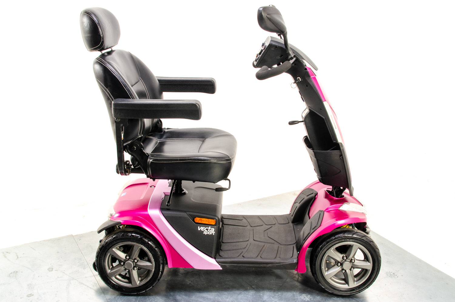 Vecta Sport from Electric Mobility 8mph Midsized Mobility Scooter Pink Secondary image