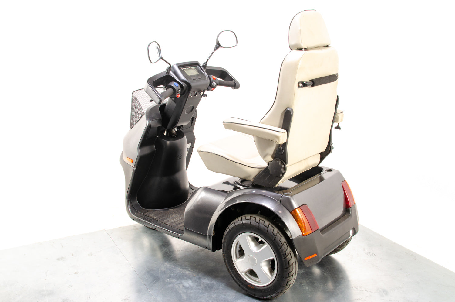 TGA Breeze S3 Large Used Electric Mobility Trike Scooter Road All-Terrain Grey