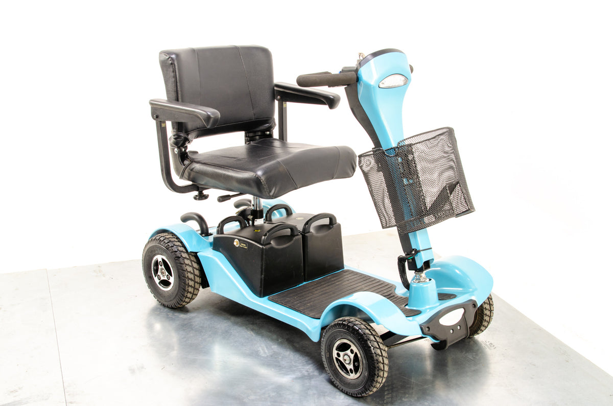 Sterling Sapphire 2 Mobility Scooter Midsize Transportable Pneumatic Tyres Folding Boot Pearl Blue 13642