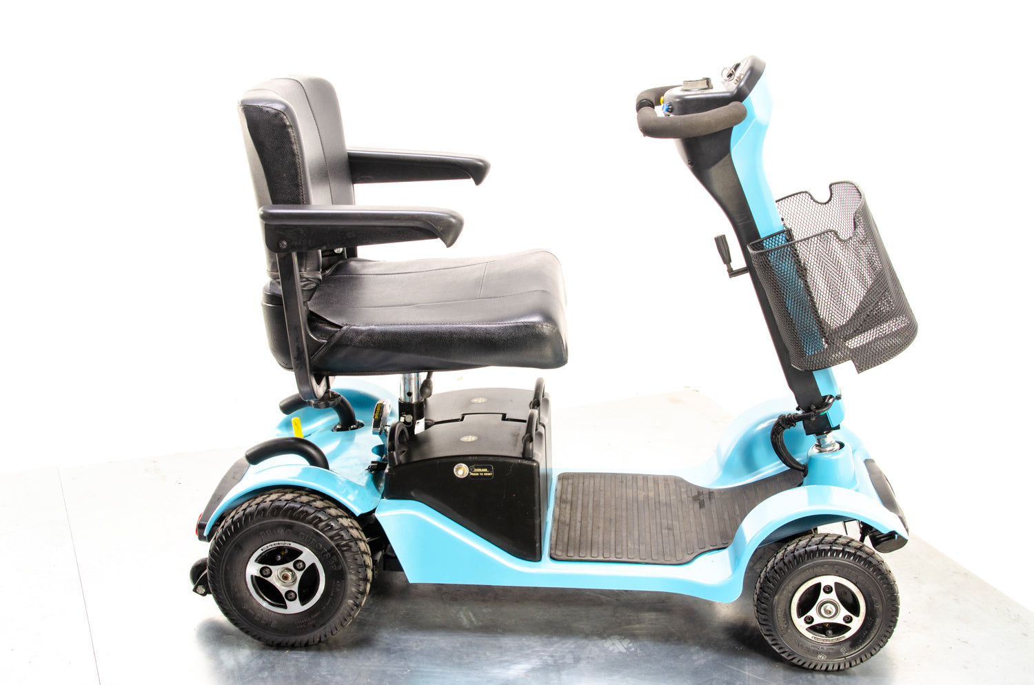 Sterling Sapphire 2 Mobility Scooter Midsize Transportable Pneumatic Tyres Folding Boot Pearl Blue 13642