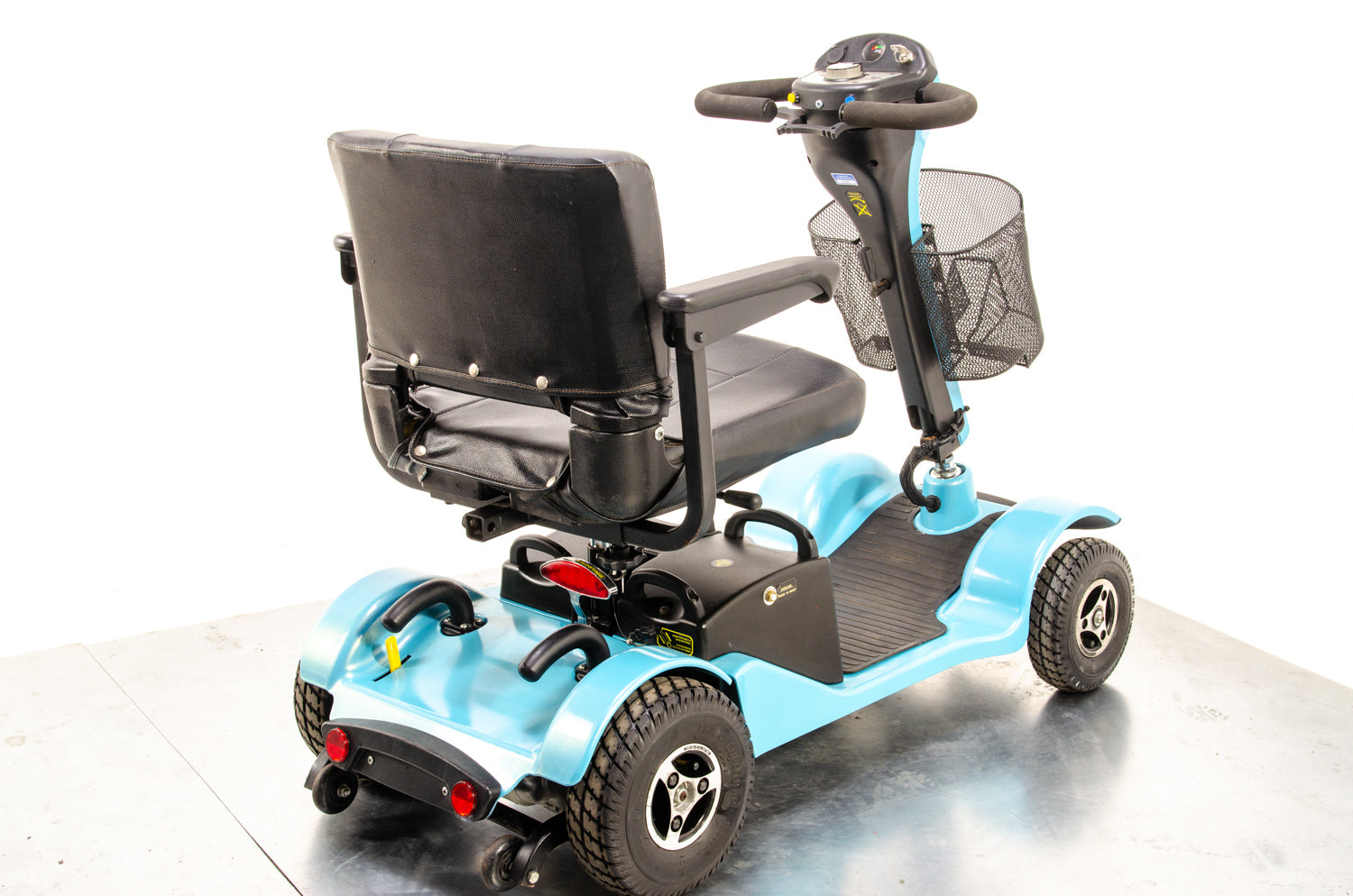 Sterling Sapphire 2 Mobility Scooter Midsize Transportable Pneumatic Tyres Folding Boot Pearl Blue 13642