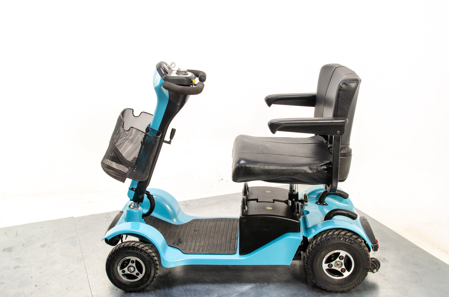 Sterling Sapphire 2 Mobility Scooter Midsize Transportable Pneumatic Tyres Folding Boot Pearl Blue 13642