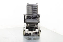 Van Os Medical Excel Airide B-Ace Used Electric Wheelchair Powerchair RWD Pneumatic Silver