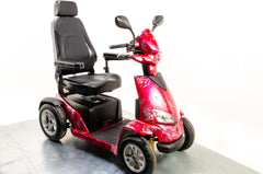 Rascal Vision Used Electric Mobility Scooter 8mph Large All-Terrain Road Legal Custom Pink Pneumatic Tyres 13453