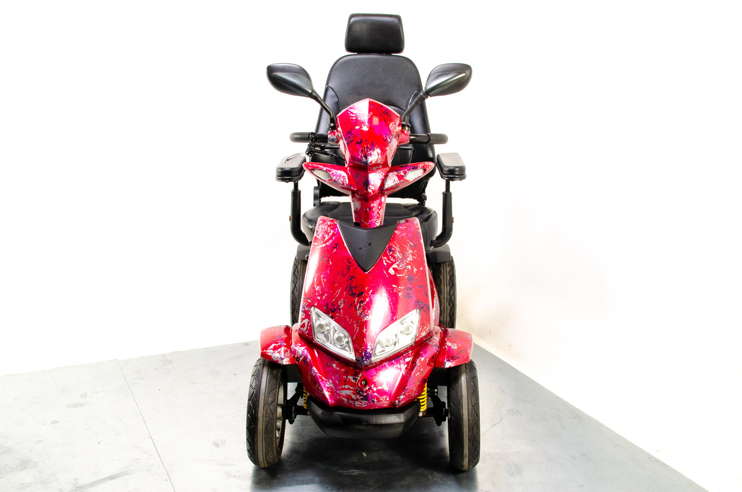 Rascal Vision Used Electric Mobility Scooter 8mph Large All-Terrain Road Legal Custom Pink Pneumatic Tyres 13453 Secondary image