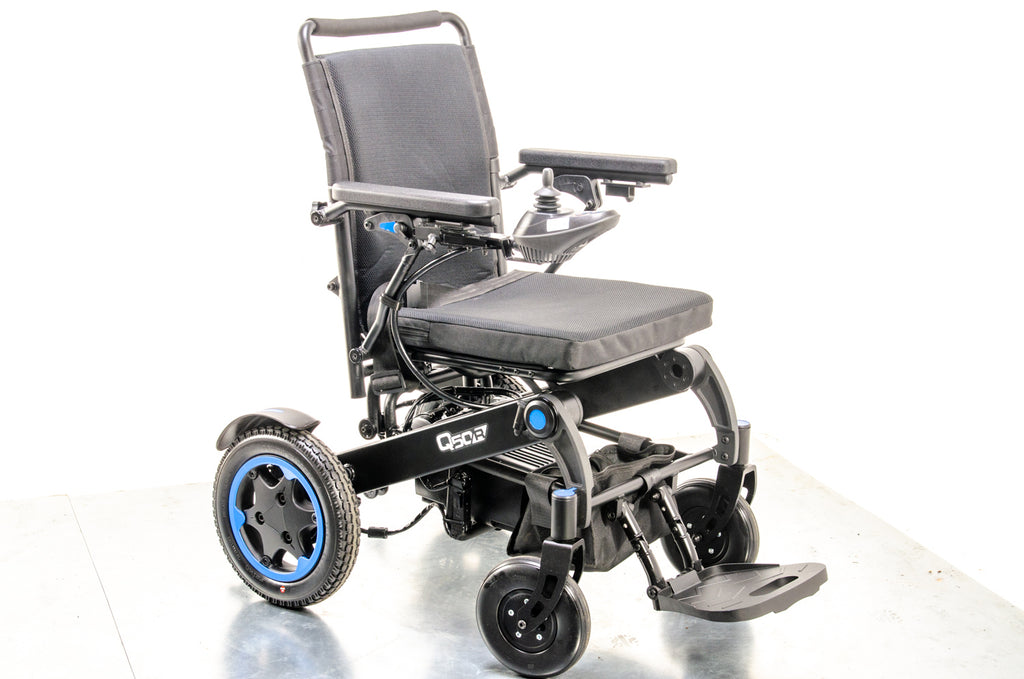 Quickie Q50R Folding Electric Wheelchair Sunrise Medical Used Powerchair Lithium Lightweight