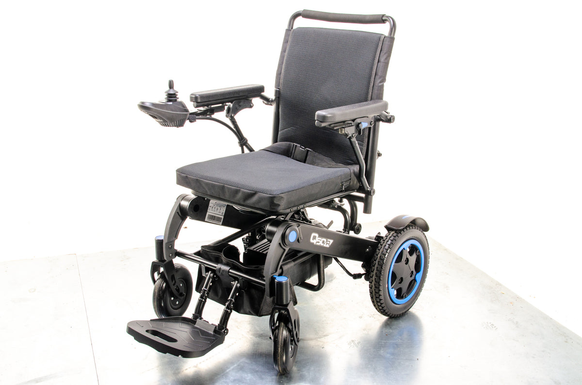 Quickie Q50R Folding Electric Wheelchair Sunrise Medical Used Powerchair Lithium Lightweight
