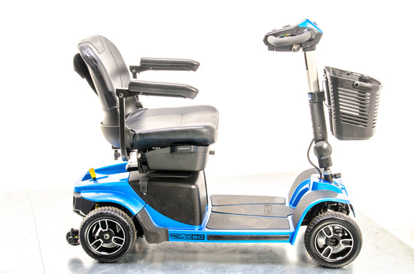 Pride Revo 2.0 4mph Used Mobility Scooter Transportable Boot Suspension Blue