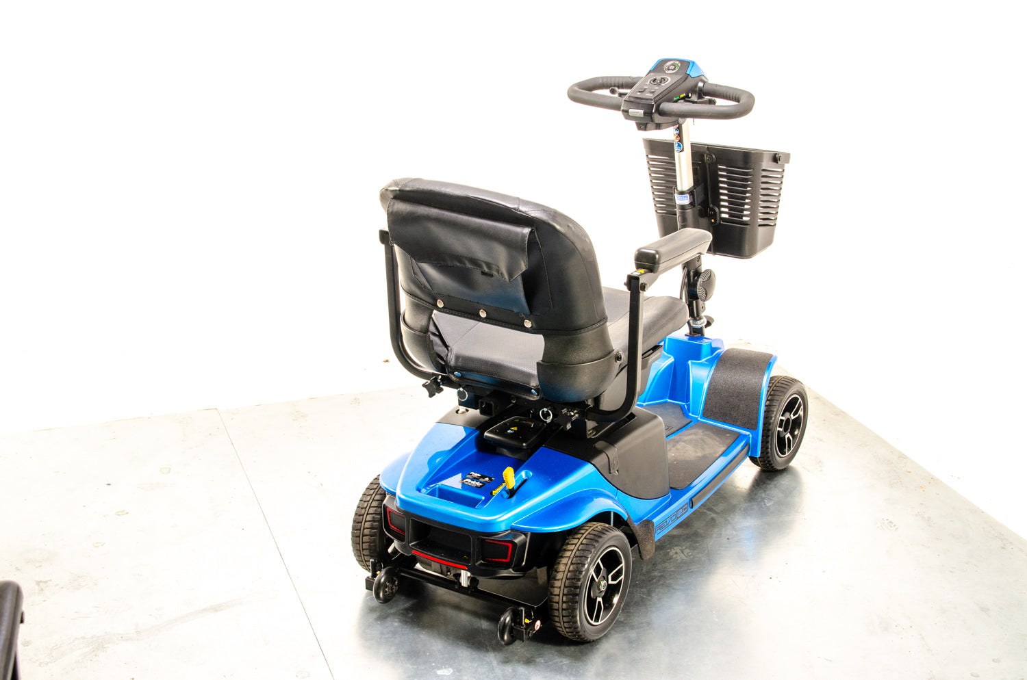 Pride Revo 2.0 4mph Used Mobility Scooter Transportable Boot Suspension Blue