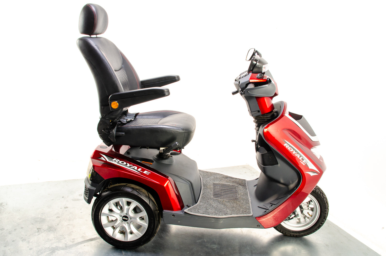 Drive Royale 3 8mph Large Comfort Class 3 Mobility Scooter Trike Red Secondary image