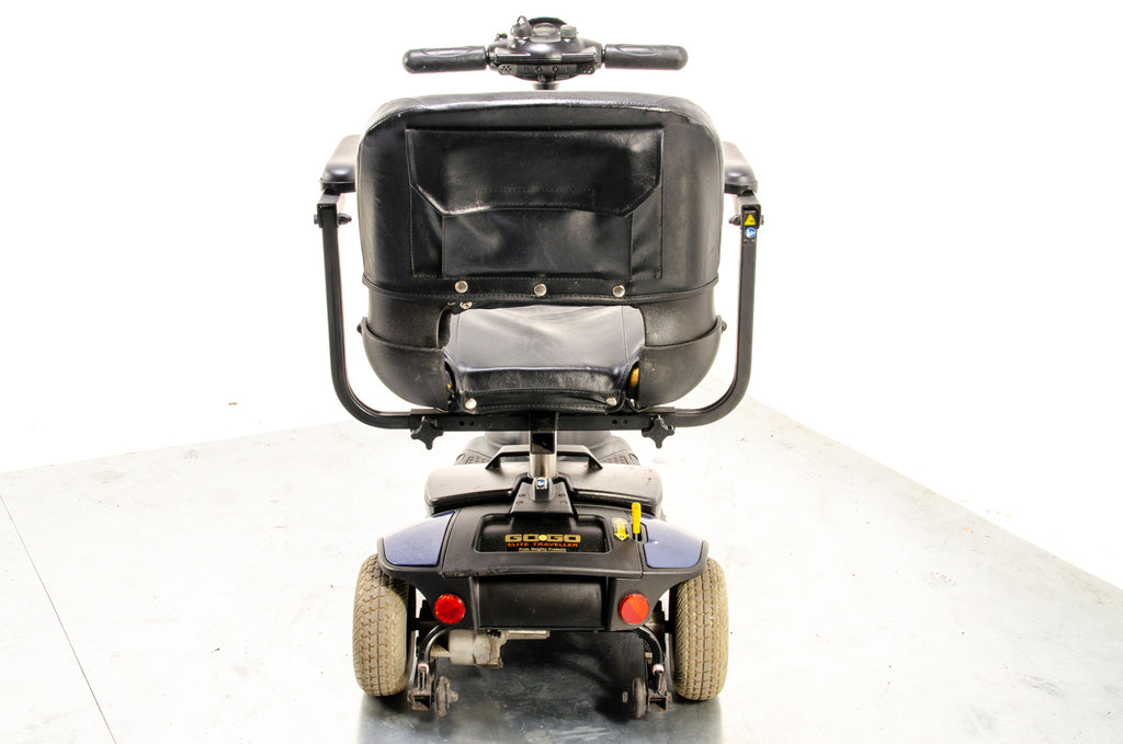 Pride Go-Go Elite Traveller LX 3 Used Mobility Scooter Boot Lightweight Travel Transportable Blue 13558